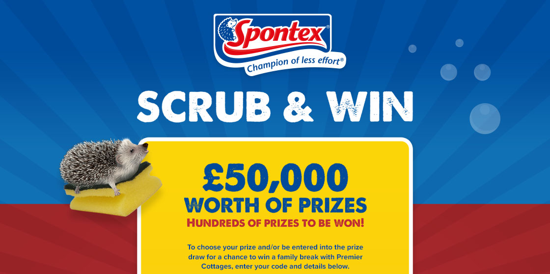 Spontex Scrub & Win promotion